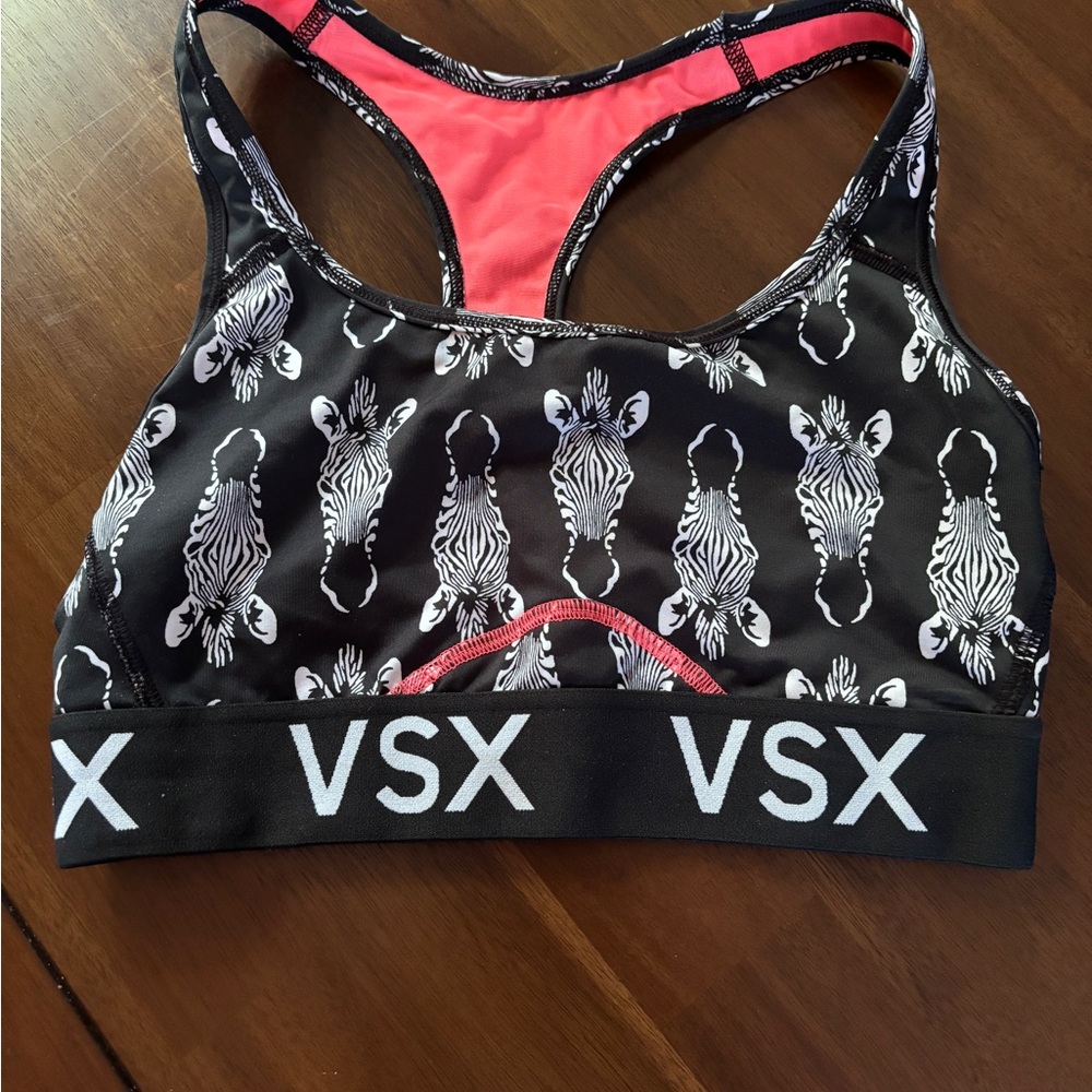 Victoria’s Secret VSX Zebra Sports Bra – Size Small (NWOT) - Picture 3 of 6